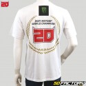 Camiseta El Diablo Fabio Quartararo 20 Champion color blanco