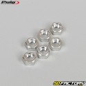 Puig gray anodized nuts Ã5x0.80mm (set of 6)