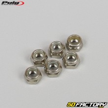 Brems-Kontermuttern Ø5x0.80mm Puig (Set 6 Stück) grau eloxiert