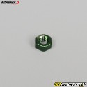 6x1.00mm Puig nuts green anodized (set of 6)