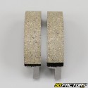 104NUMX mm front brake shoes Peugeot 103 SPX,  RCX,  FOX (16 inch rim), MBK 51 Magnum  XR