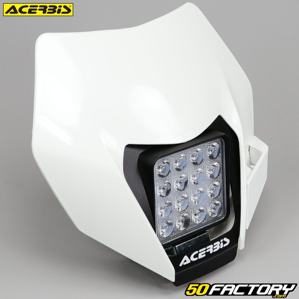 Plaque phare type KTM EXC ampoule blanc