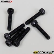 Tornillos 5x25 mm Cabeza Puig BTR negros (juego de 6)