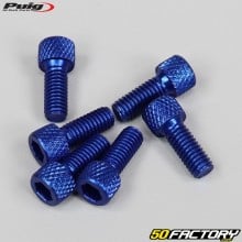 Tornillos cabeza BTR Puig azul de 6x15 mm (juego de 6)