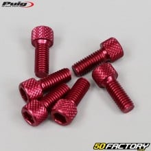 Vis 6x15 mm tête BTR Puig rouges (lot de 6)