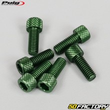 Tornillos cabeza BTR Puig verde de 6x15 mm (juego de 6)