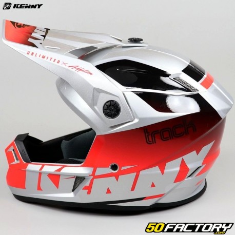 Capacete cross Kenny Track vermelho