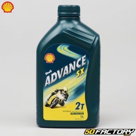 Aceite de motor Shell Advance 2T SX 2 1L