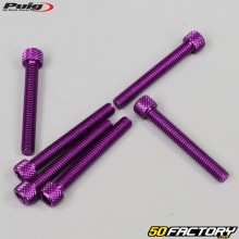 Parafusos 6x45 mm cabeça BTR Puig roxo (conjunto de 6)