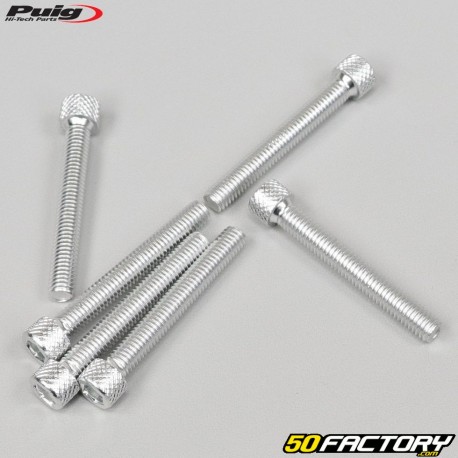 Tornillos cabeza BTR Puig de 6x45 mm gris (juego de 6)