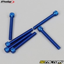 Parafusos 6x50 mm cabeça BTR Puig azules (conjunto de 6)