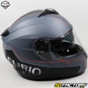 Vito Furio modular helmet matt black and red