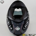 Capacete modular Vito Furio fosco preto e vermelho