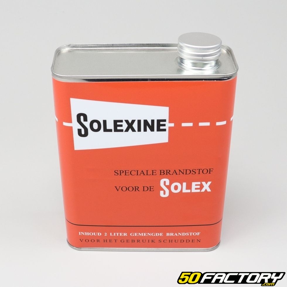 Bidon de mélange Solexine spécial Vélosolex 2L rouge orangé (vide)