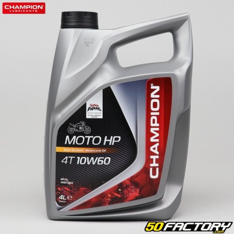 Engine Oil 4 10W60 Champion Moto HP semi-synthesis 4L