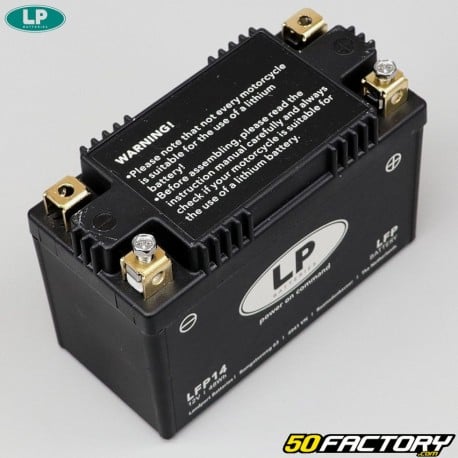 Batterie Landport LFP14 12V 4Ah lithium LifePo4 Piaggio Fly 125, Ducati Monster 695...