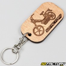 Schlüsselanhänger aus Holz Peugeot 103 SP 50  Factory