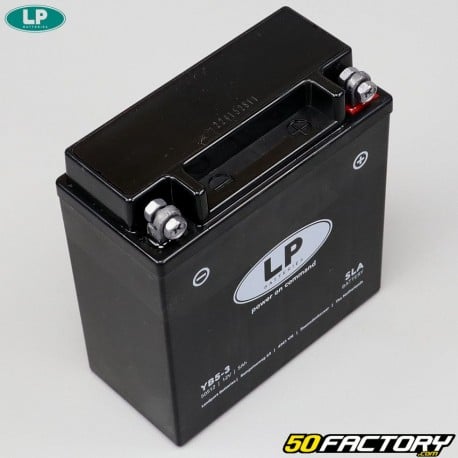 Battery Landport Honda maintenance free acid SLA YB5-3-12 CRM,  NSR,  Yamaha YBR, KSR ...