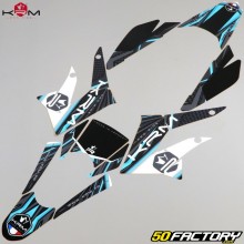 Decoration kit Derbi DRD, Gilera SMT,  RCR (2011 - 2017) KRM Pro Ride turquoise