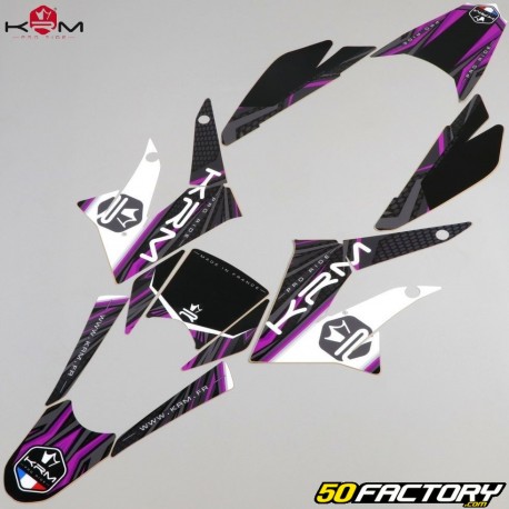 Decoration  kit Derbi DRD, Gilera SMT,  RCR (2011 - 2017) KRM Pro Ride purple