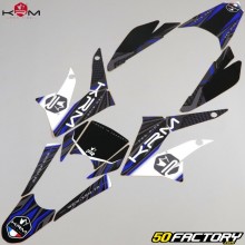 Kit decorativo Derbi DRD, Gilera SMT,  RCR (2011 - 2017) KRM Pro Ride azul