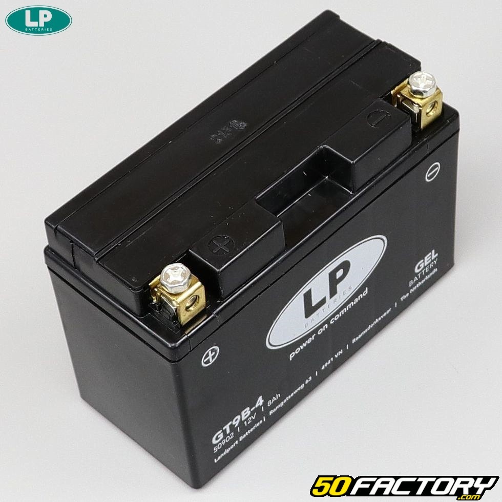 Batterie Landport GT9B-4 12V 8Ah gel MBK Evolis, Yamaha Tmax