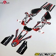 Kit decorativo Rieju MRT, Maratona KRM Pro Ride vermelho