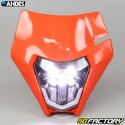 Headlight plate type KTM EXC (since 2020) Ahdes with orange leds