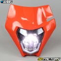 Headlight plate type KTM EXC (since 2020) Ahdes with orange leds