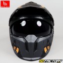 Casque modulable MT Helmets Streetfighter Skull gris mat