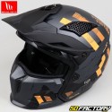 Capacete modular MT Helmets Streetfighter Skull cinza fosco