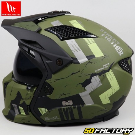 modular MT Helmets Streetfighter Skull - de moto