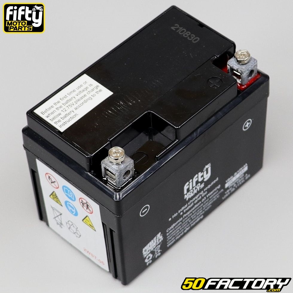 Batterie Fifty YB4L-B 12V 4Ah gel Derbi Senda, Gilera Smt, Rieju