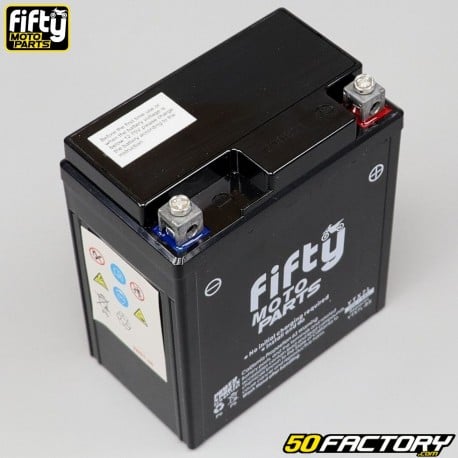 Batterie Fifty YTX7L 12V 6Ah Gel Hanway Furious, Honda, Piaggio, Vespa ...