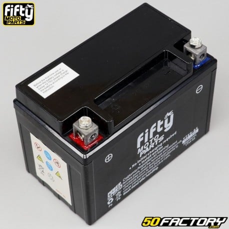 Batterie Fifty YTX9-BS 12V 8Ah gel Piaggio Zip, Sym Orbit, Xmax, Burgman...