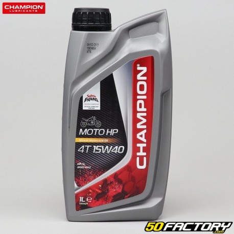 Olio motore 4 15W40 Champion Moto HP 1L