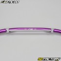 Aluminum handle Ø22mm Gencod purple with gray bar and foam