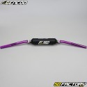 Aluminum handle Ø22mm Gencod purple with gray bar and foam