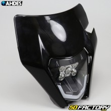 Placa de faro tipo KTM EXC (desde 2020) Ahdes con leds negros