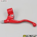 Maniglie dei freni Peugeot 103, MBK 51, Moto corta Lusito in metallo rosso