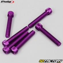 Screws 8x45 mm head BTR Puig purple (set of 6)