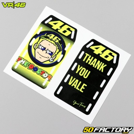 VR46 Grazie Vale Stickers (foglio) â € Accessorio