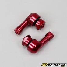 8.3 mm aluminum angled valves red