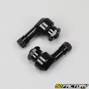 Aluminum angled valves 8.3mm black