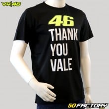 Tee-shirt VR46 Thank You Vale noir