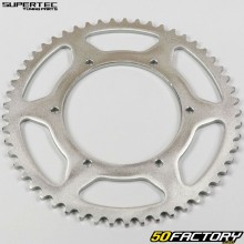 Corona 53  denti acciaio 420 Derbi,  Aprilia,  Gilera... Supergrigio tec