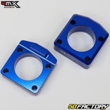 Tendeurs de chaîne Yamaha YZ, YZF, WR-F 125, 250, 450 4MX bleus