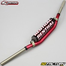 Guidão Ø28mm Renthal Twinwall McGrath / KTM vermelho com espuma