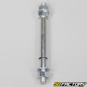 Moped front wheel axle