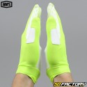 Gants cross 100% iTrack jaunes fluo